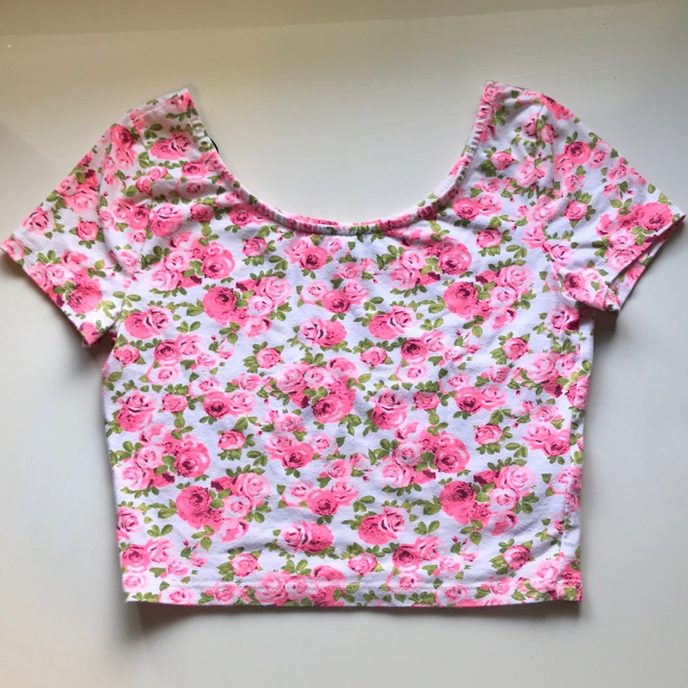 H&M Floral Crop Top